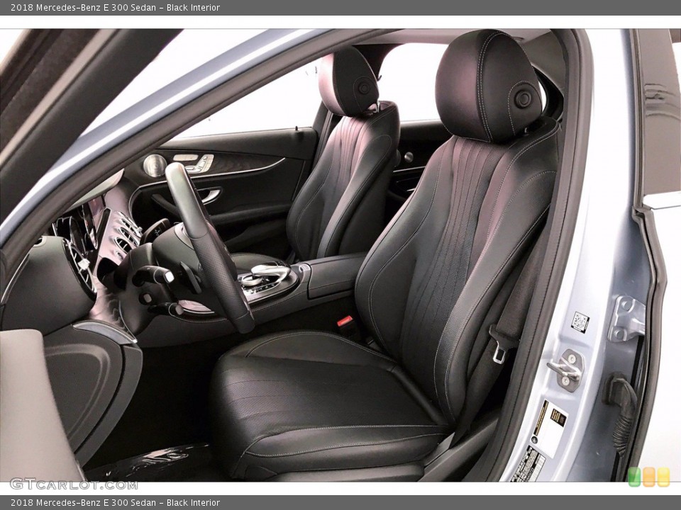 Black Interior Front Seat for the 2018 Mercedes-Benz E 300 Sedan #141971511