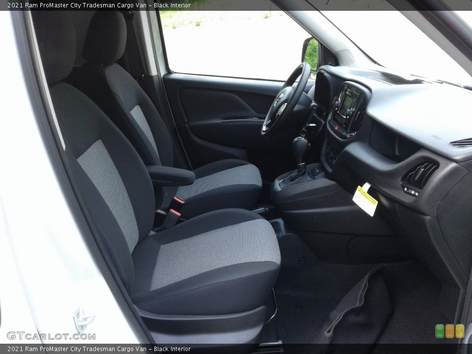 Black Interior Front Seat for the 2021 Ram ProMaster City Tradesman Cargo Van #141971928