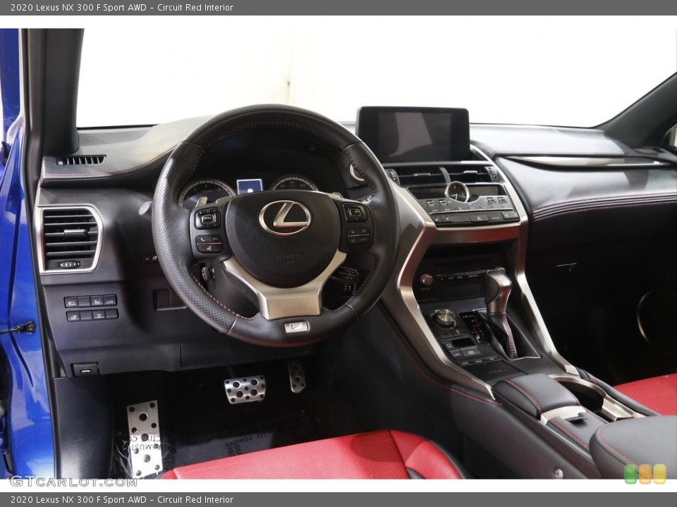 Circuit Red Interior Dashboard for the 2020 Lexus NX 300 F Sport AWD #141975294