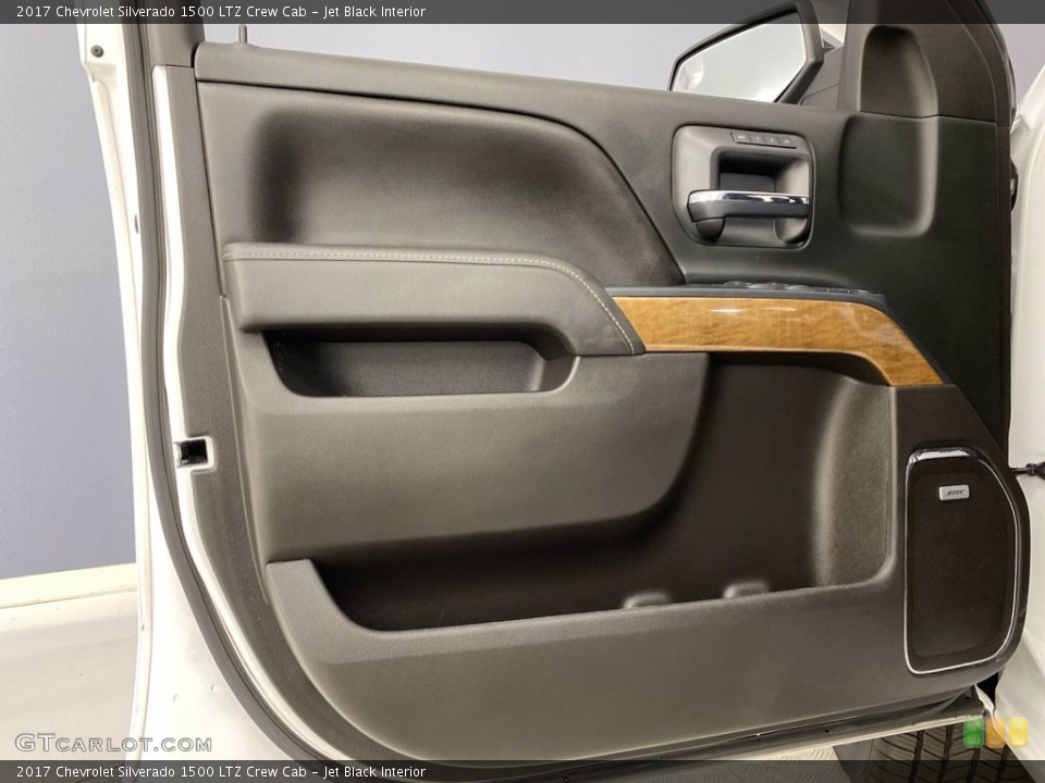 Jet Black Interior Door Panel for the 2017 Chevrolet Silverado 1500 LTZ Crew Cab #141975510