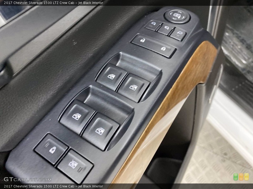 Jet Black Interior Door Panel for the 2017 Chevrolet Silverado 1500 LTZ Crew Cab #141975522