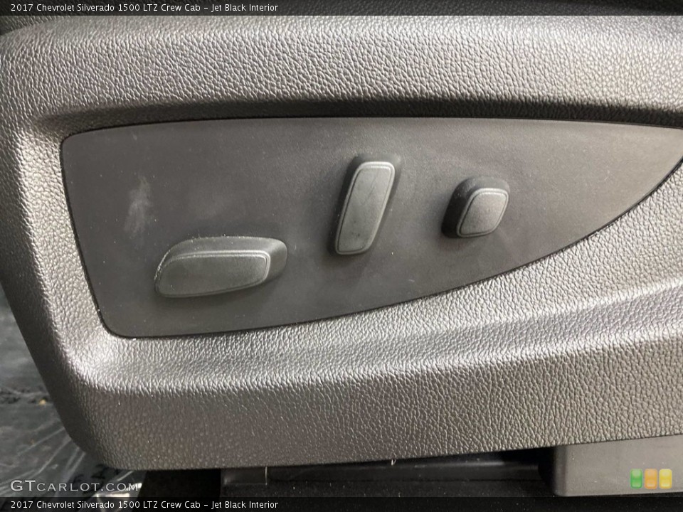 Jet Black Interior Front Seat for the 2017 Chevrolet Silverado 1500 LTZ Crew Cab #141975540