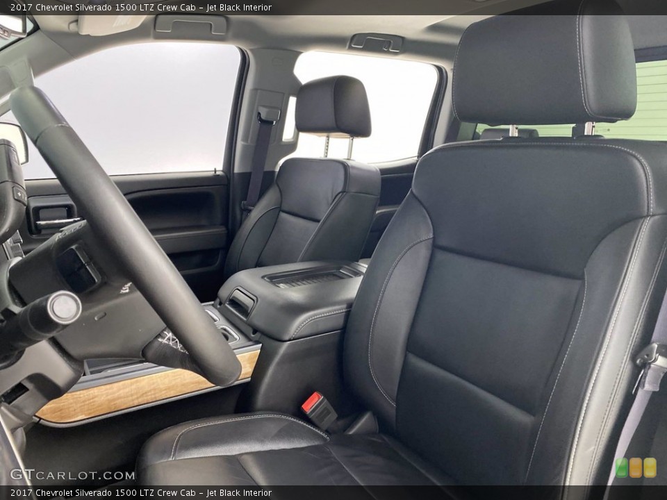 Jet Black Interior Front Seat for the 2017 Chevrolet Silverado 1500 LTZ Crew Cab #141975570