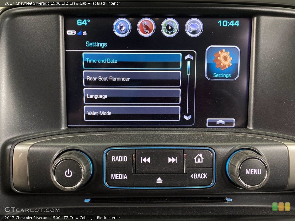 Jet Black Interior Controls for the 2017 Chevrolet Silverado 1500 LTZ Crew Cab #141975648
