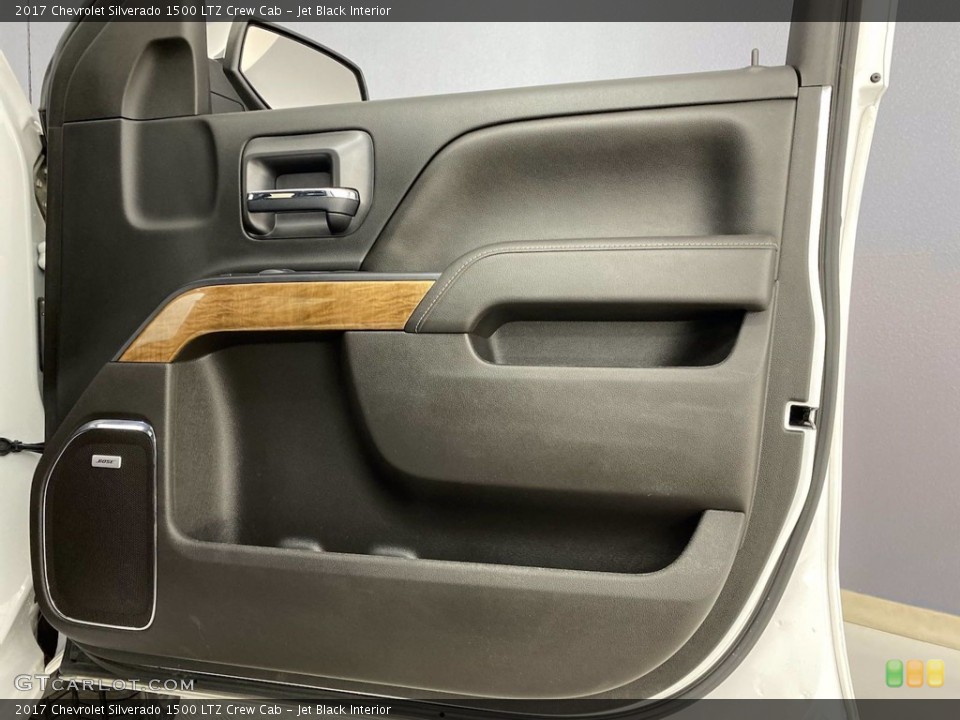 Jet Black Interior Door Panel for the 2017 Chevrolet Silverado 1500 LTZ Crew Cab #141975726