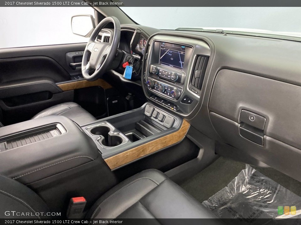 Jet Black Interior Dashboard for the 2017 Chevrolet Silverado 1500 LTZ Crew Cab #141975741