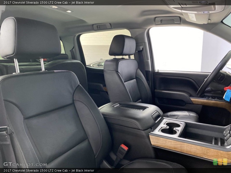 Jet Black Interior Front Seat for the 2017 Chevrolet Silverado 1500 LTZ Crew Cab #141975755