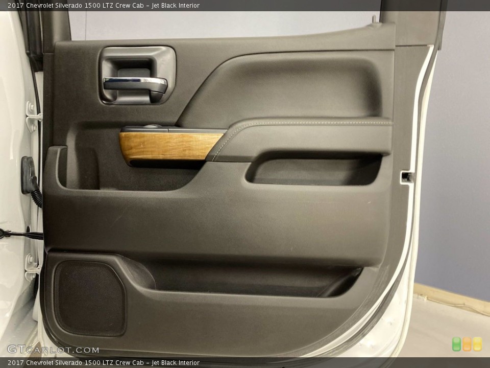 Jet Black Interior Door Panel for the 2017 Chevrolet Silverado 1500 LTZ Crew Cab #141975771