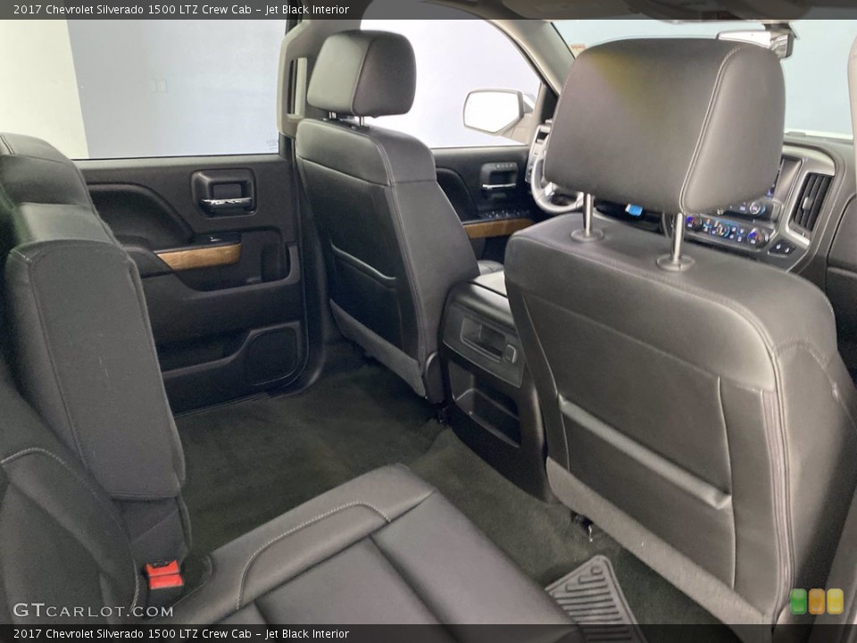 Jet Black Interior Rear Seat for the 2017 Chevrolet Silverado 1500 LTZ Crew Cab #141975786