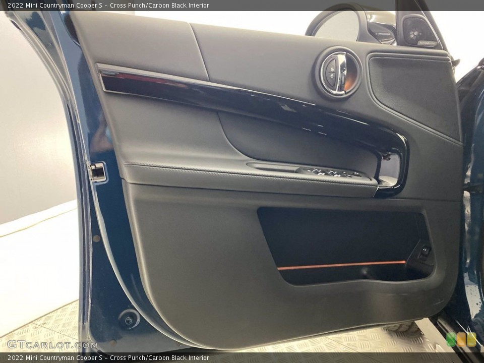 Cross Punch/Carbon Black Interior Door Panel for the 2022 Mini Countryman Cooper S #141976344
