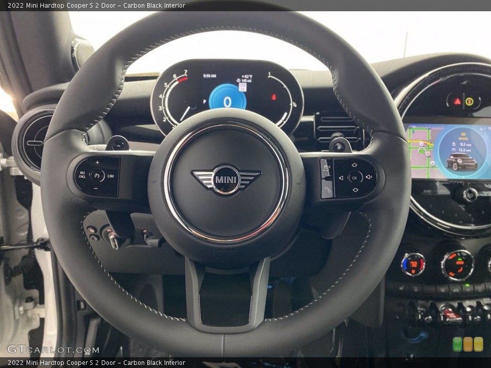 Carbon Black Interior Steering Wheel for the 2022 Mini Hardtop Cooper S 2 Door #141976572