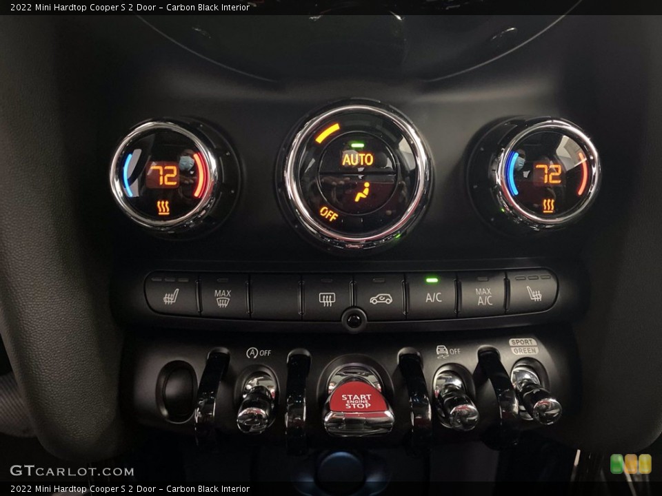 Carbon Black Interior Controls for the 2022 Mini Hardtop Cooper S 2 Door #141976617