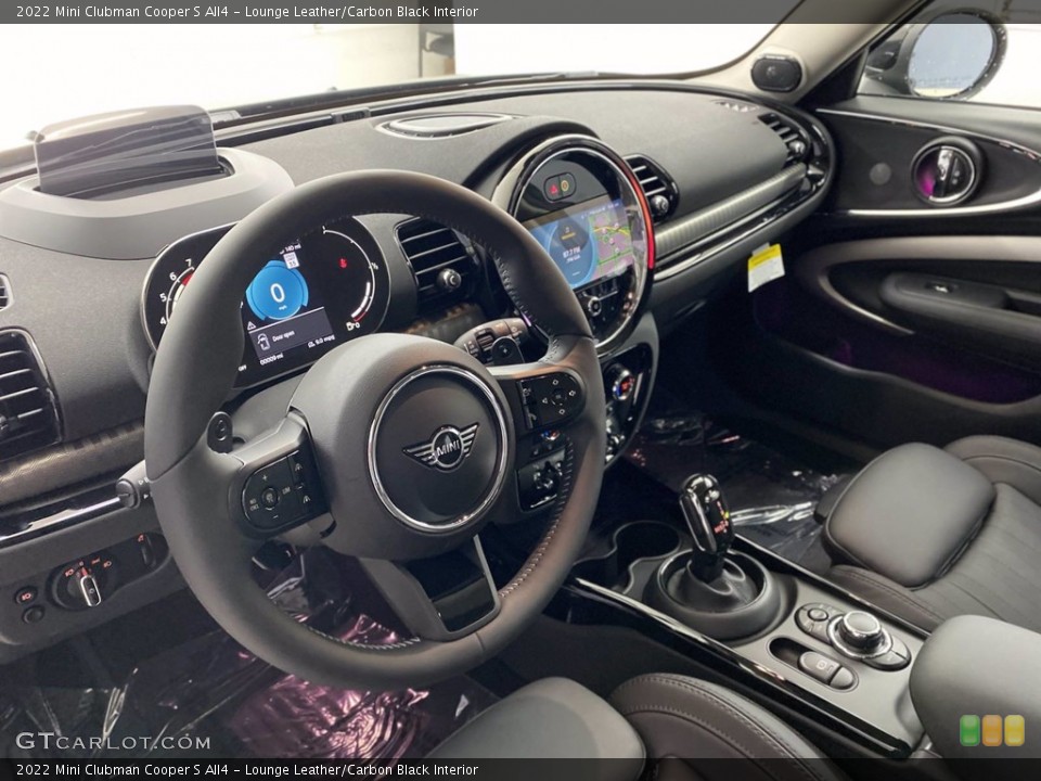 Lounge Leather/Carbon Black Interior Photo for the 2022 Mini Clubman Cooper S All4 #141976722