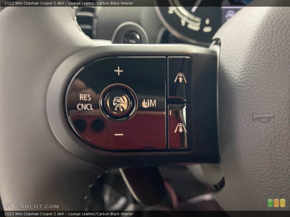 Lounge Leather/Carbon Black Interior Steering Wheel for the 2022 Mini Clubman Cooper S All4 #141976740