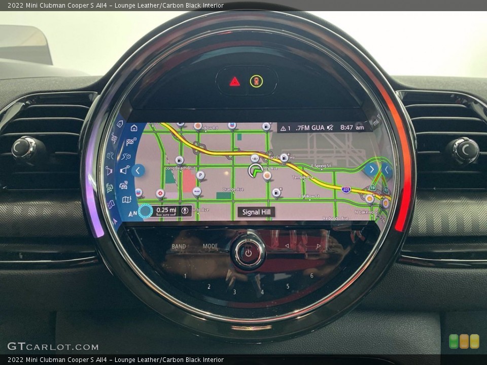 Lounge Leather/Carbon Black Interior Navigation for the 2022 Mini Clubman Cooper S All4 #141976767