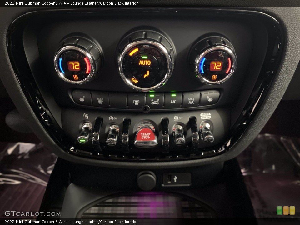 Lounge Leather/Carbon Black Interior Controls for the 2022 Mini Clubman Cooper S All4 #141976779