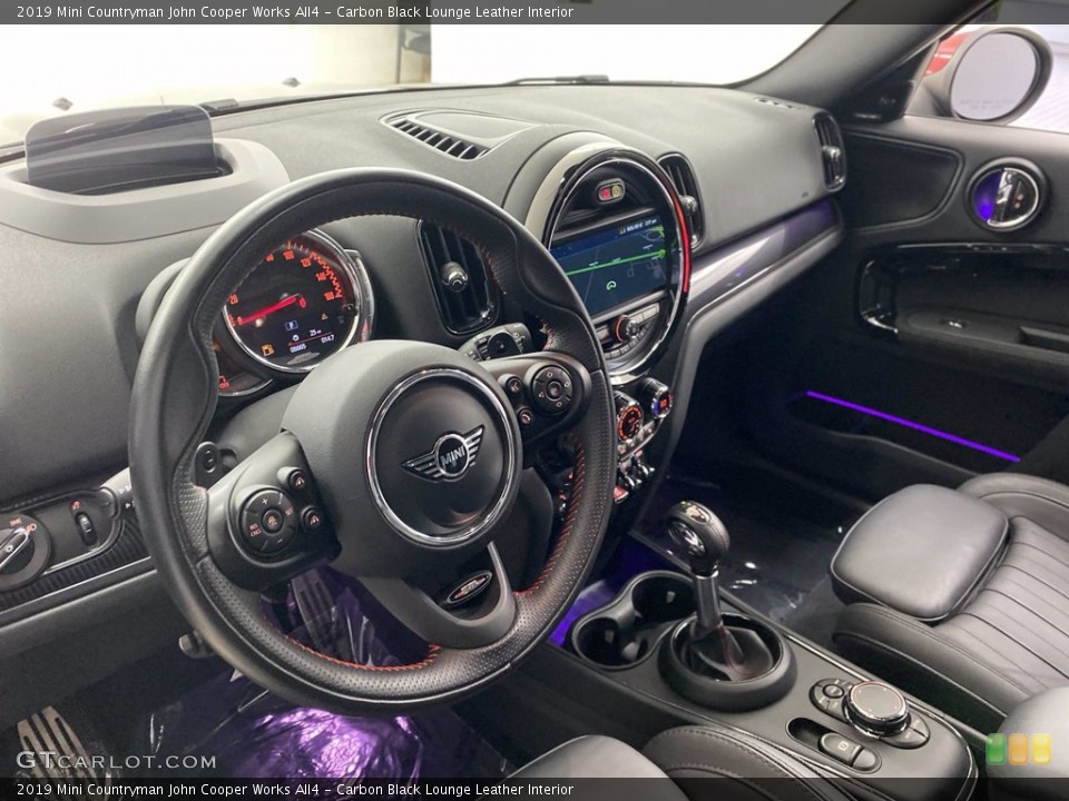 Carbon Black Lounge Leather Interior Dashboard for the 2019 Mini Countryman John Cooper Works All4 #141977226