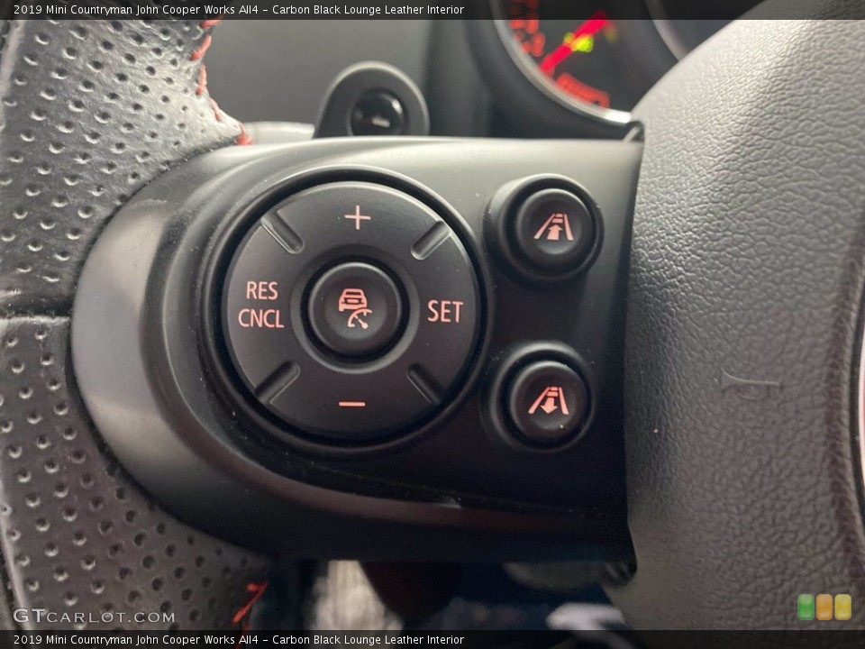 Carbon Black Lounge Leather Interior Steering Wheel for the 2019 Mini Countryman John Cooper Works All4 #141977235