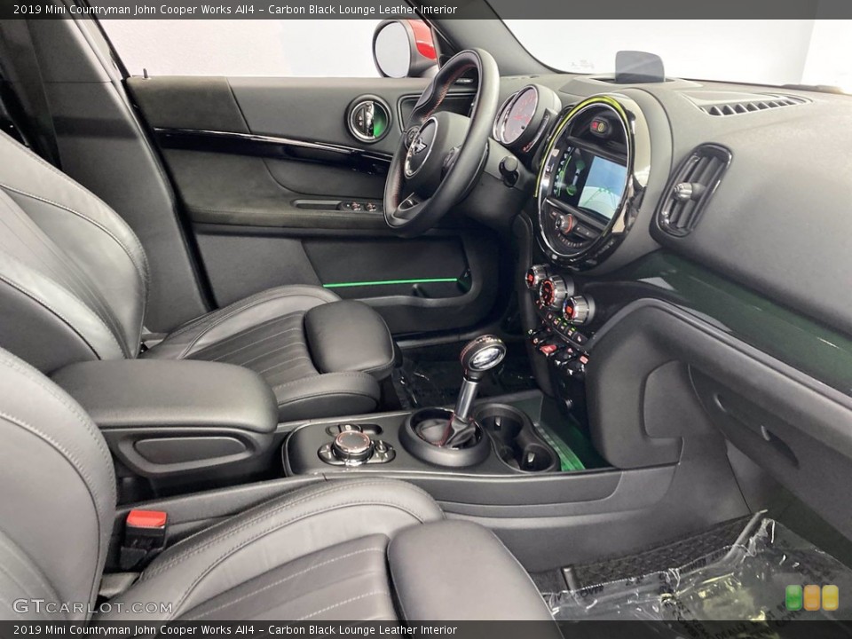 Carbon Black Lounge Leather Interior Dashboard for the 2019 Mini Countryman John Cooper Works All4 #141977274