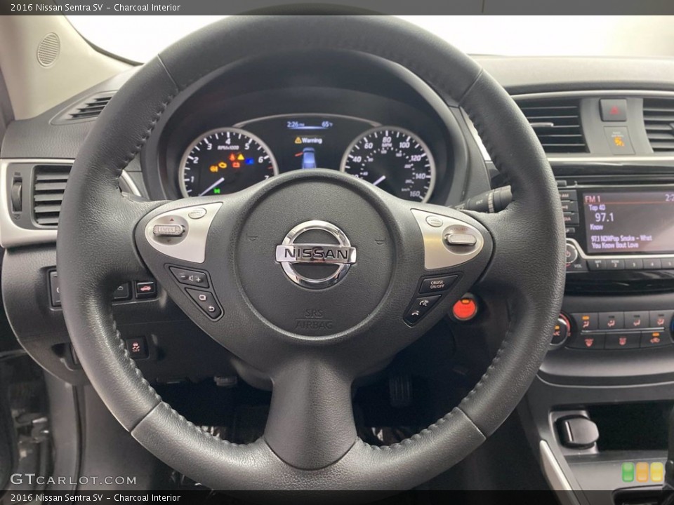 Charcoal Interior Steering Wheel for the 2016 Nissan Sentra SV #141978872