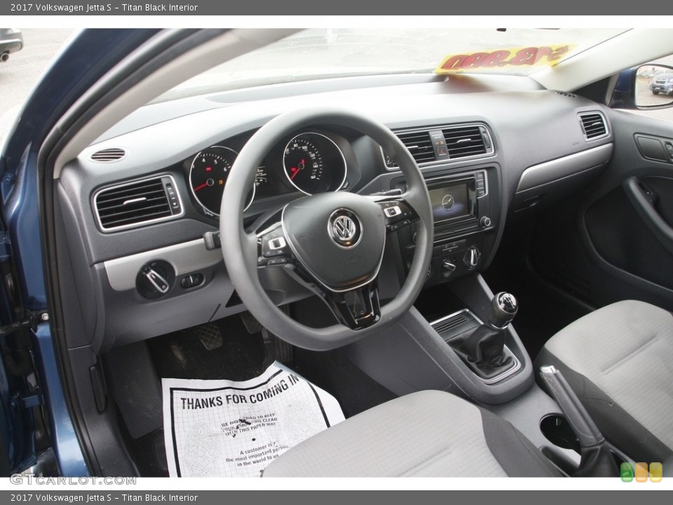 Titan Black Interior Photo for the 2017 Volkswagen Jetta S #141981439