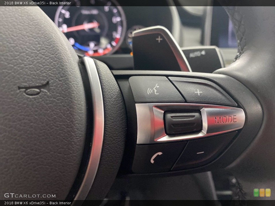 Black Interior Controls for the 2018 BMW X6 xDrive35i #141983171