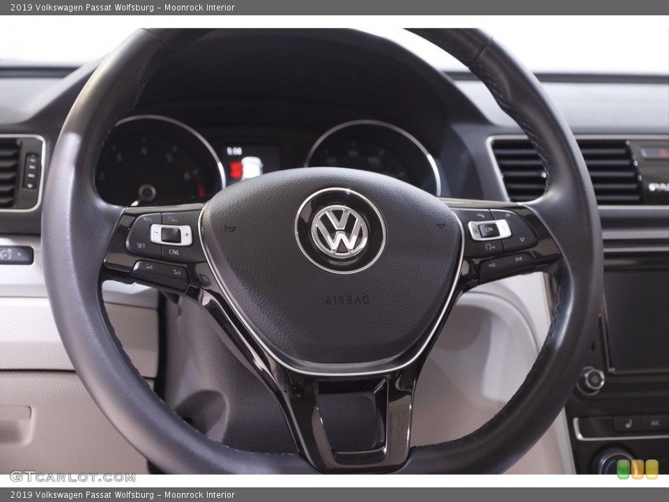 Moonrock Interior Steering Wheel for the 2019 Volkswagen Passat Wolfsburg #141983240