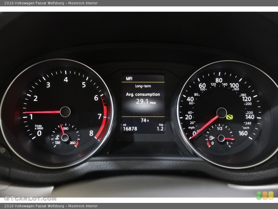 Moonrock Interior Gauges for the 2019 Volkswagen Passat Wolfsburg #141983255