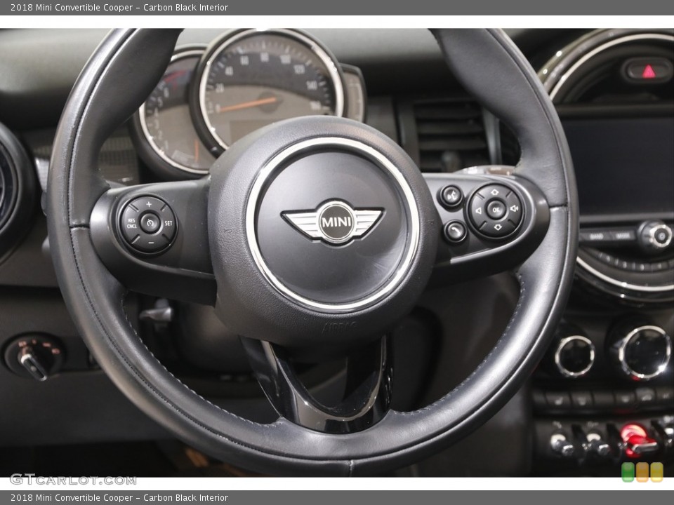 Carbon Black Interior Steering Wheel for the 2018 Mini Convertible Cooper #141984370