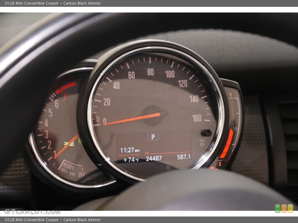 Carbon Black Interior Gauges for the 2018 Mini Convertible Cooper #141984389