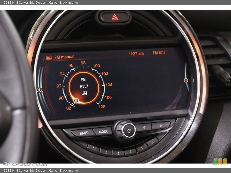 Carbon Black Interior Controls for the 2018 Mini Convertible Cooper #141984461