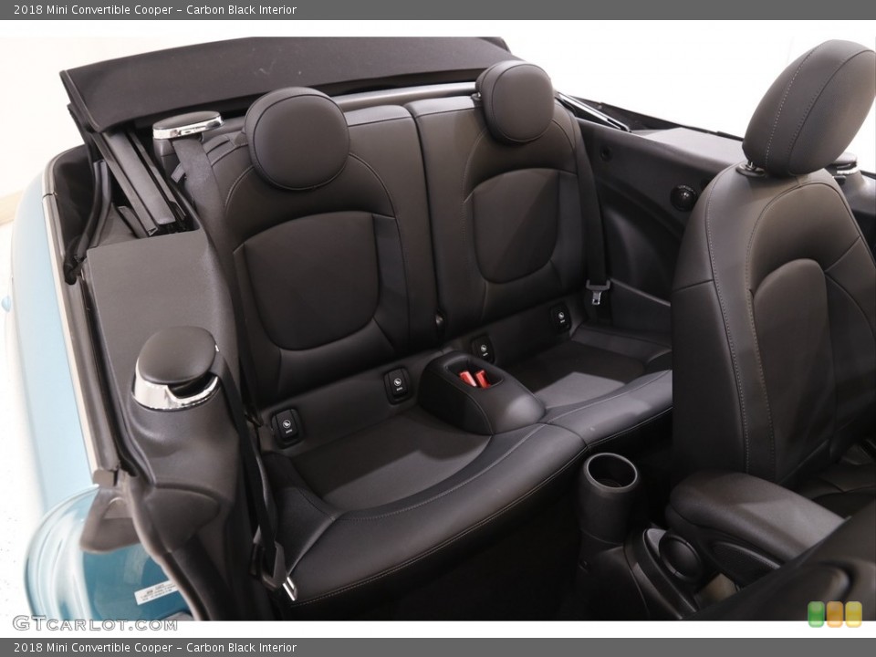 Carbon Black Interior Rear Seat for the 2018 Mini Convertible Cooper #141984554