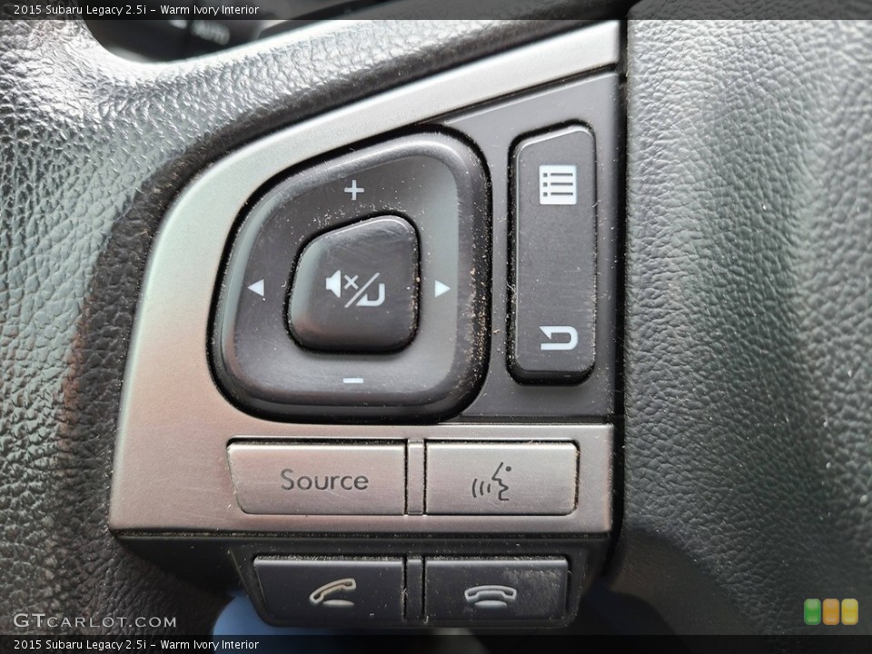 Warm Ivory Interior Steering Wheel for the 2015 Subaru Legacy 2.5i #141985541