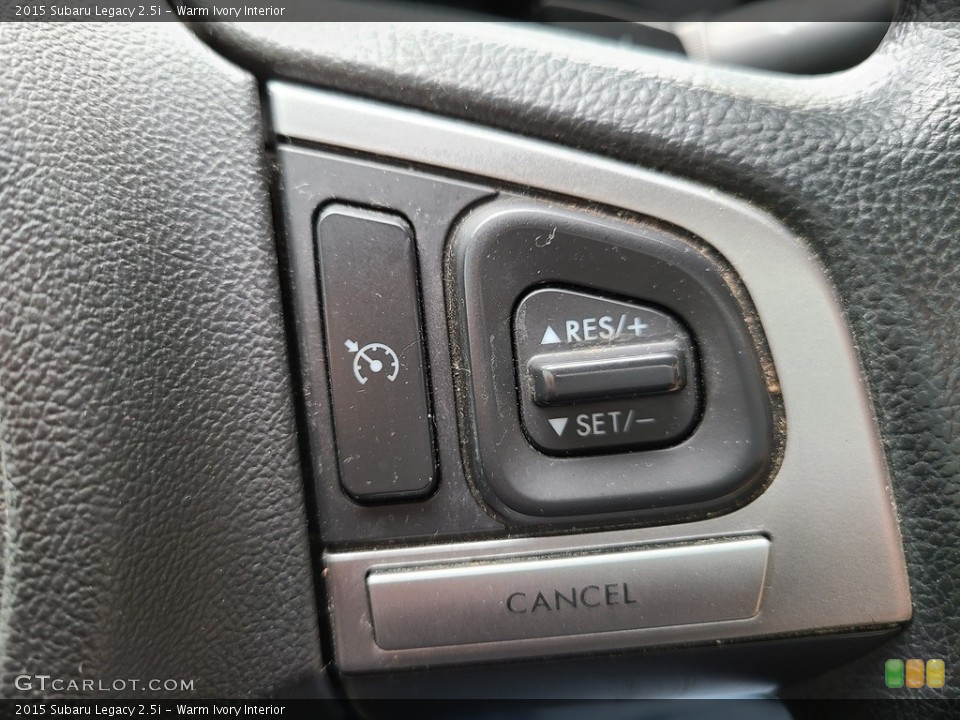 Warm Ivory Interior Steering Wheel for the 2015 Subaru Legacy 2.5i #141985565