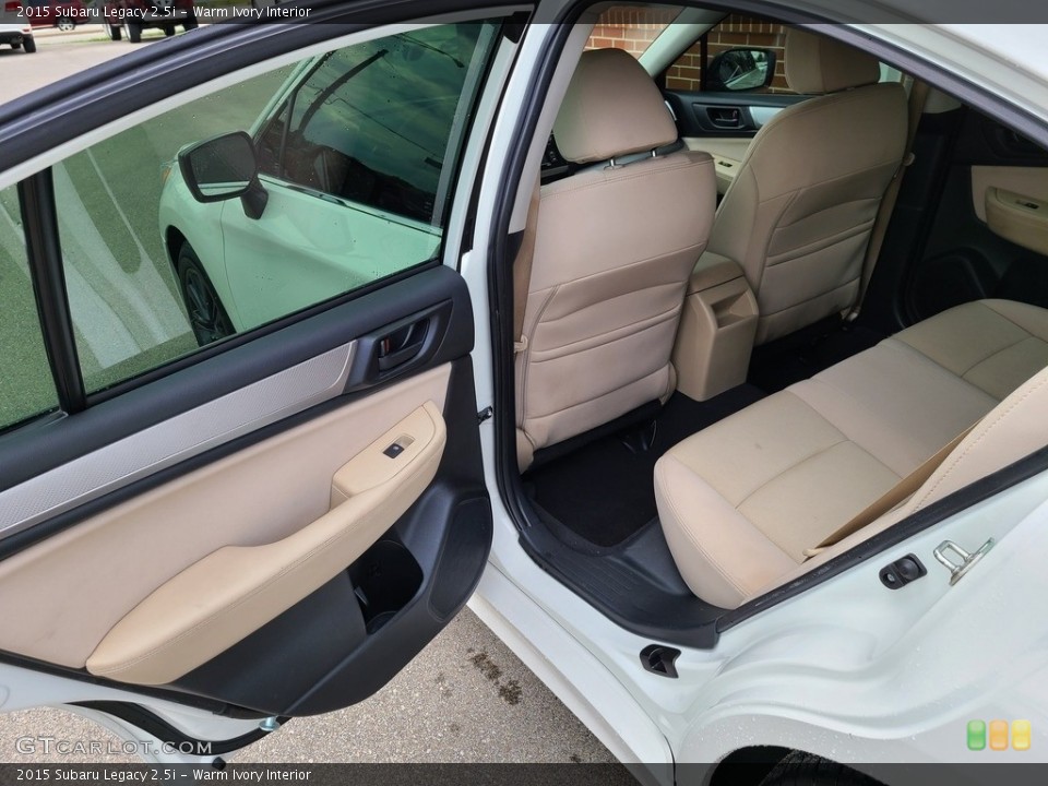Warm Ivory Interior Rear Seat for the 2015 Subaru Legacy 2.5i #141985871