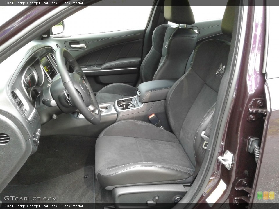 Black Interior Front Seat for the 2021 Dodge Charger Scat Pack #141985874