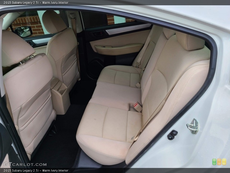 Warm Ivory Interior Rear Seat for the 2015 Subaru Legacy 2.5i #141985895