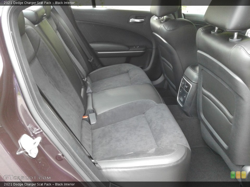 Black Interior Rear Seat for the 2021 Dodge Charger Scat Pack #141986036