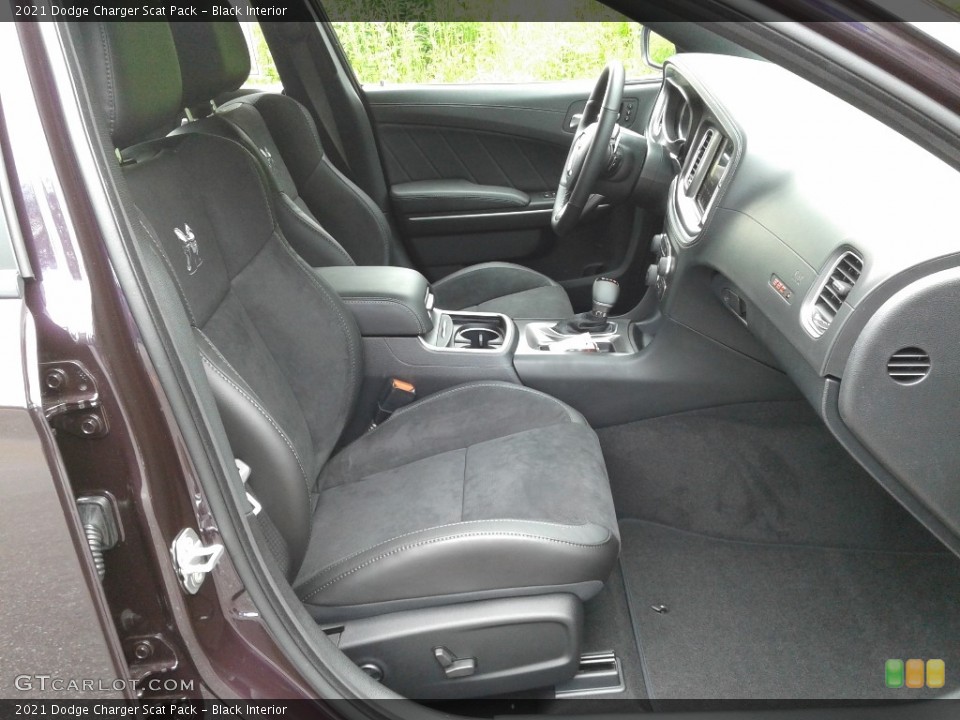 Black Interior Front Seat for the 2021 Dodge Charger Scat Pack #141986063