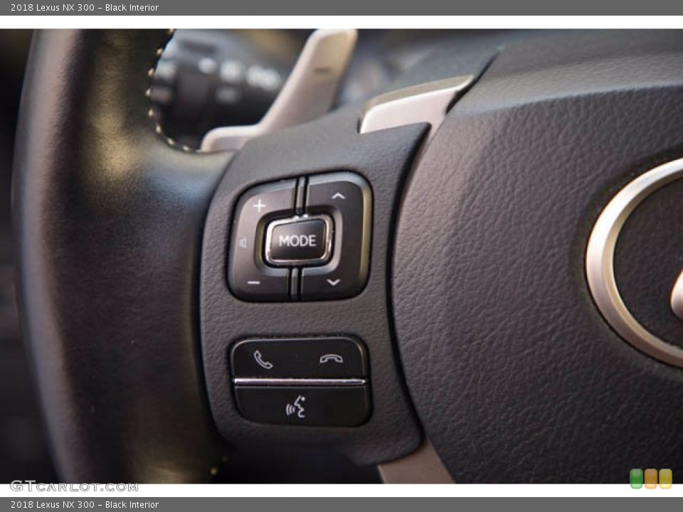 Black Interior Steering Wheel for the 2018 Lexus NX 300 #141986825