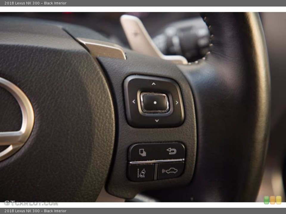 Black Interior Steering Wheel for the 2018 Lexus NX 300 #141986840