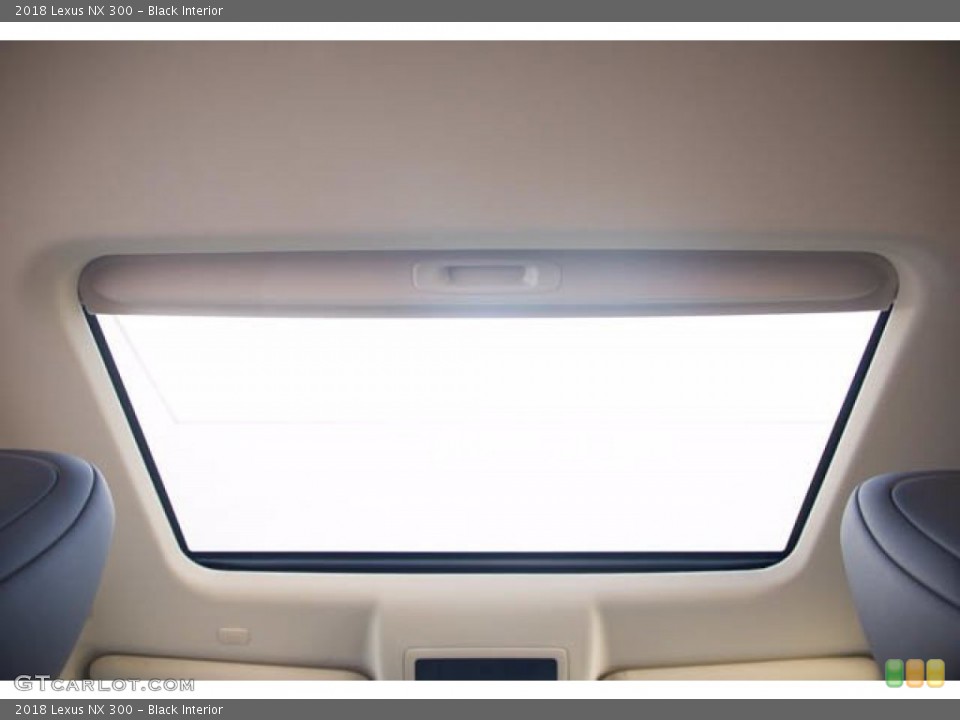 Black Interior Sunroof for the 2018 Lexus NX 300 #141986903