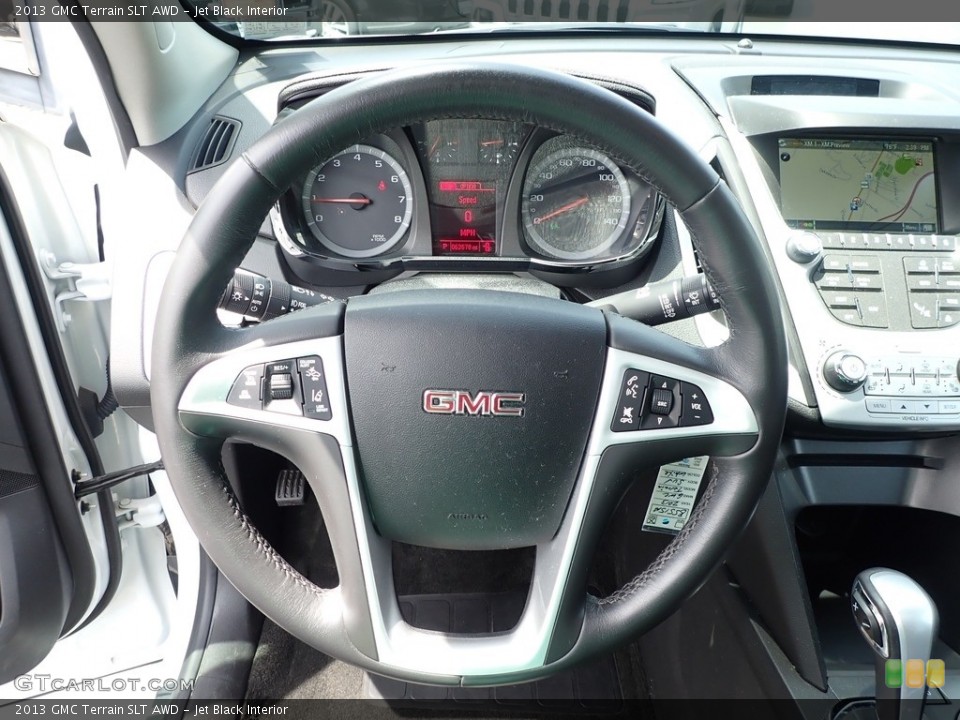 Jet Black Interior Steering Wheel for the 2013 GMC Terrain SLT AWD #141989576