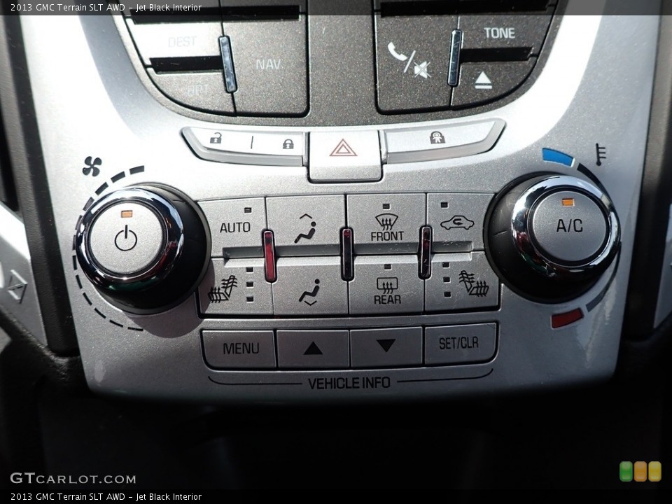 Jet Black Interior Controls for the 2013 GMC Terrain SLT AWD #141989600