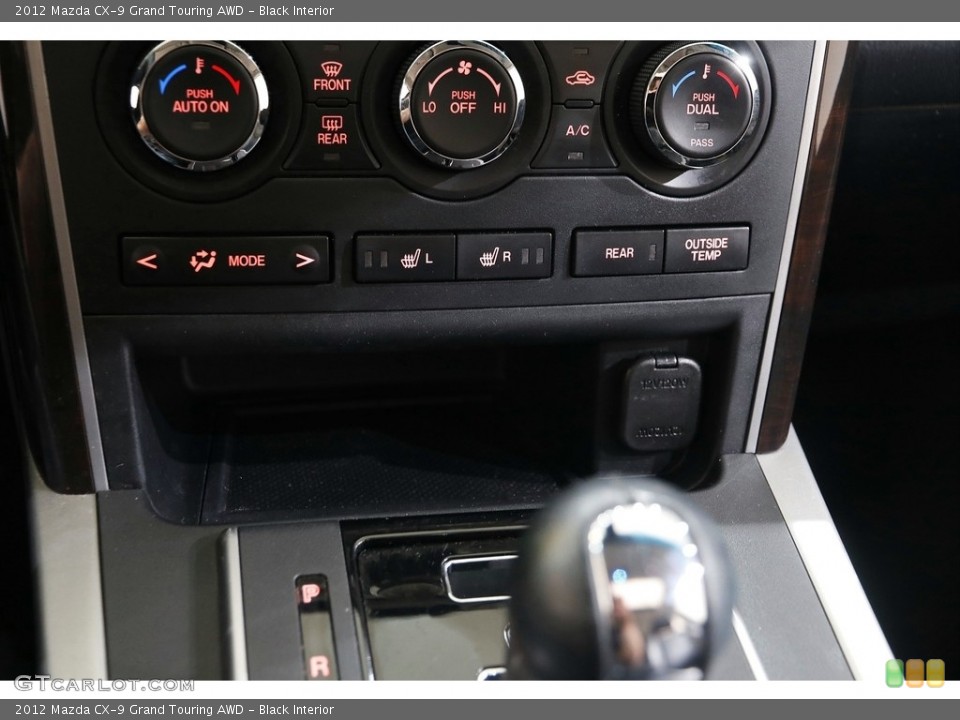 Black Interior Controls for the 2012 Mazda CX-9 Grand Touring AWD #141993792