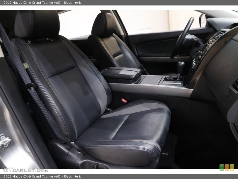 Black Interior Front Seat for the 2012 Mazda CX-9 Grand Touring AWD #141993804