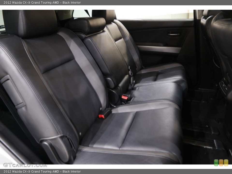 Black Interior Rear Seat for the 2012 Mazda CX-9 Grand Touring AWD #141993825