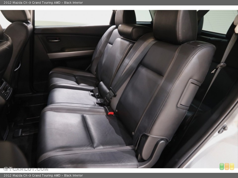 Black Interior Rear Seat for the 2012 Mazda CX-9 Grand Touring AWD #141993852