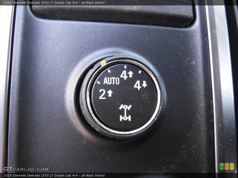 Jet Black Interior Controls for the 2016 Chevrolet Silverado 1500 LT Double Cab 4x4 #141995121