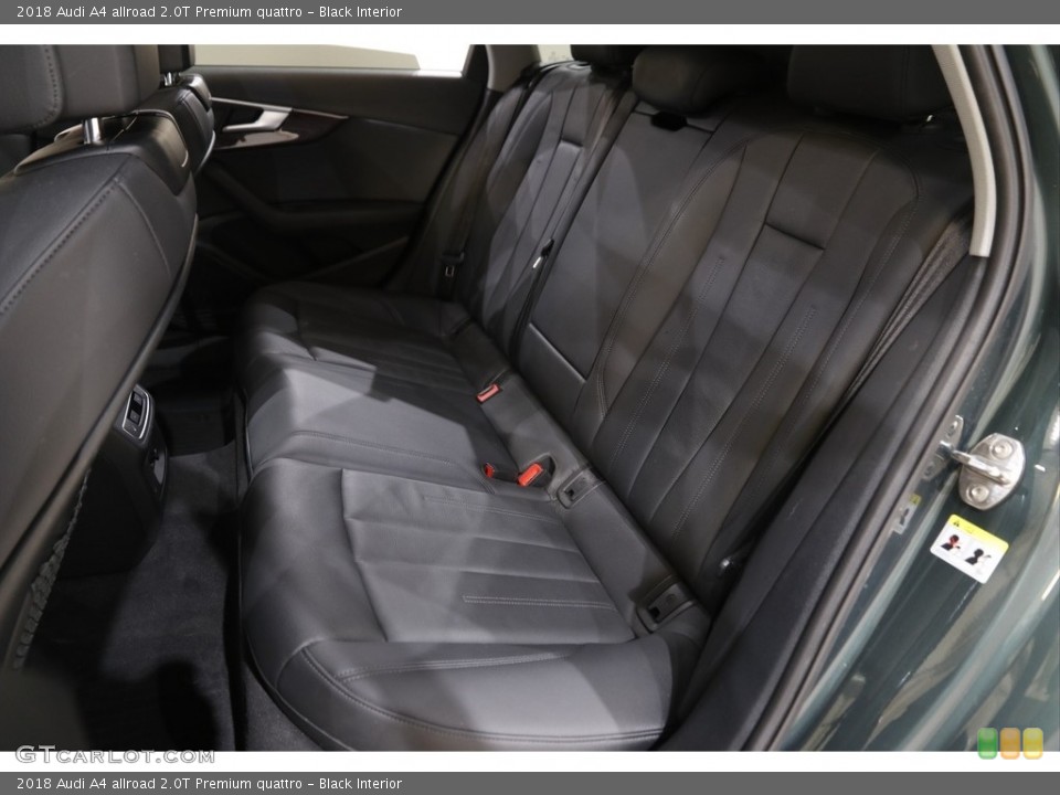 Black Interior Rear Seat for the 2018 Audi A4 allroad 2.0T Premium quattro #141995211